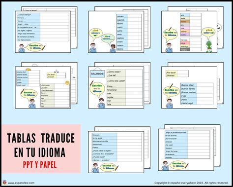 actividades de repaso y refuerzo en la clase de español para niños ...