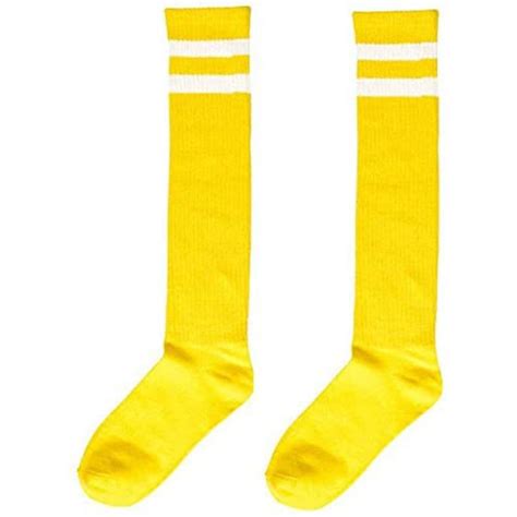 Yellow Striped Knee Socks | Michaels