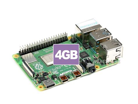 Image result for Raspberry Pi 4 Model B 4GB RAM