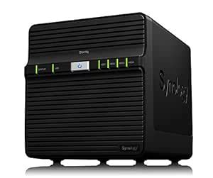 Synology DiskStation DS418J Network Attached Storage Drive (Black ...