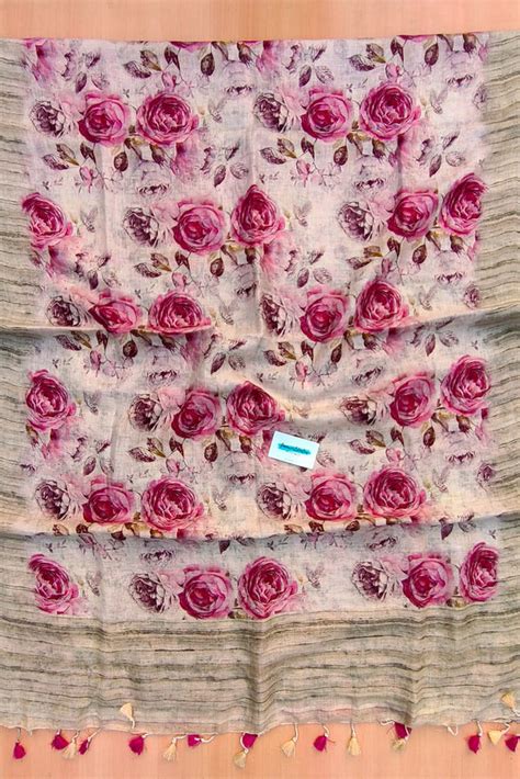 Shop Digital Printed Sarees Online | Linen World