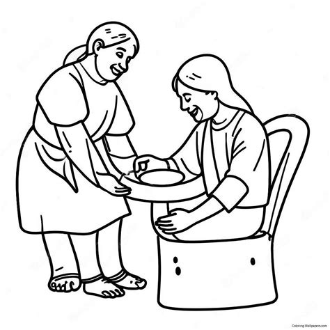 Image result for Foot Washing Activity Pages