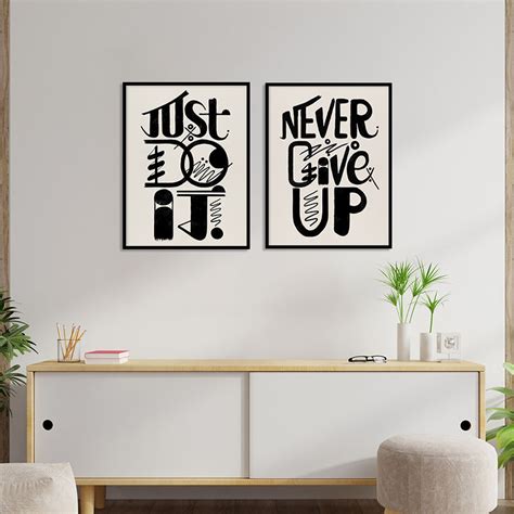 Buy Studio Artemist Motivational Quote 2 Black n white Abstract Canvas ...