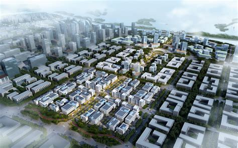 现代产业园3dmax 模型下载-光辉城市