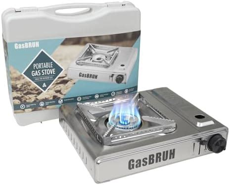 GasBRUH 1-Burner Butane Stove,10000 BTU Stainless Steel Single Burner ...