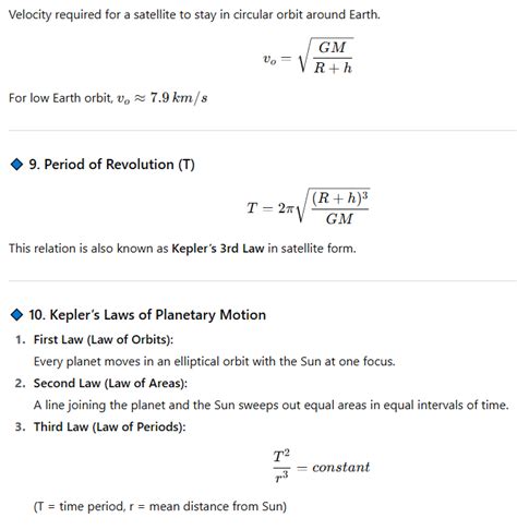 NEET Physics Notes: Gravitation | Laws, Formulas, Concepts & PDF