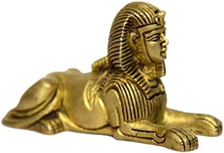 Buy Bharat Haat Brass Sphinx Statues Sculpture Egyptian Figurines ...