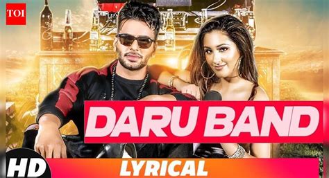 Punjabi Song Daru Band (Lyrical) Sung By Mankirt Aulakh Ft. Rupal Bal