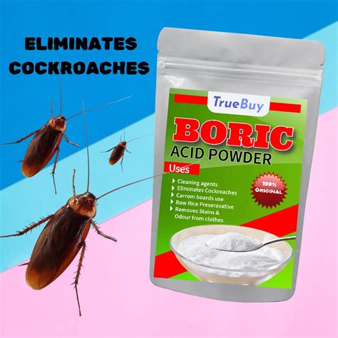 Boric Acid Powder | 100% Pure Effective For Cockroaches | Rice ...