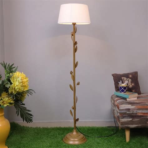 Buy HOMESAKE Contemporary Decor Gold Metal Floor Lamp from Homesake at ...