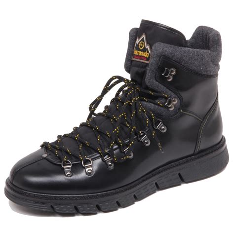 F5706 scarponcino uomo black BARRACUDA VOCALOU shoe boot man