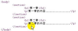 HTML Sectioning 的图像结果