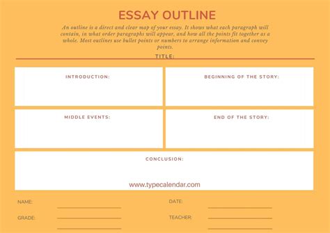 Image result for Simple Essay Outline Sample