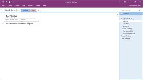 Tutorial OneNote 2017 的图像结果