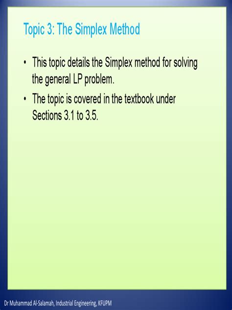 Image result for Simplex Method PDF
