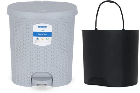 KOLORR Magnum Plastic Pedal Dustbin Medium Size Trash Can Garbage Waste ...