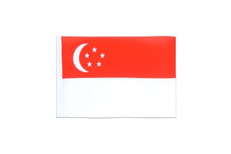 Singapore - Mini Flag 4x6" - MaxFlags - Royal-Flags