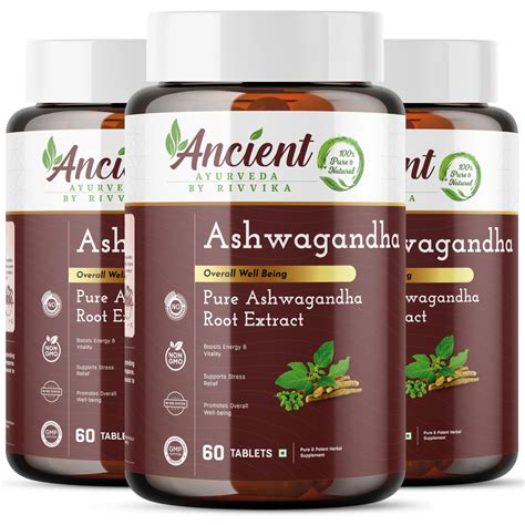 Ashwagandha Tablets (Pack Of 3)– ancient-ayurveda-store
