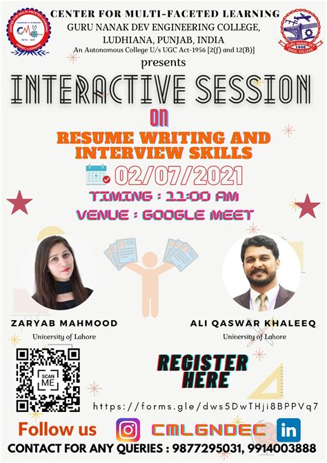 Session on Resume Writing and Interview Skills