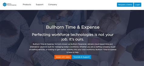 Bullhorn Time and Expenseの特徴・料金・評判 | プロキュア - 法人向けSaaS・ITサービスの比較・検索サイト