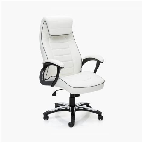 Buy Venus Contemporary White Metal Office Chair - White from Home ...