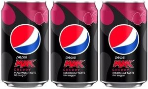 Pepsi Cherry Flavour No Sugar Added Maximum Taste (Max) Can Price in ...