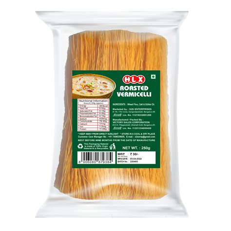 HLX Roasted Vermicelli - 500Gm Healthy and Nutritious Wheat Flour ...