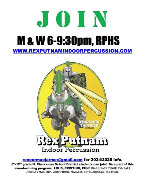 REX PUTNAM DRUMLINE (@rexputnamindoorpercussion) • Instagram photos and ...