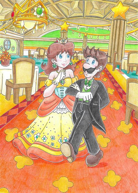 Luigi And Daisy Wedding Luigi X Daisy Married By Eeveerose340 On