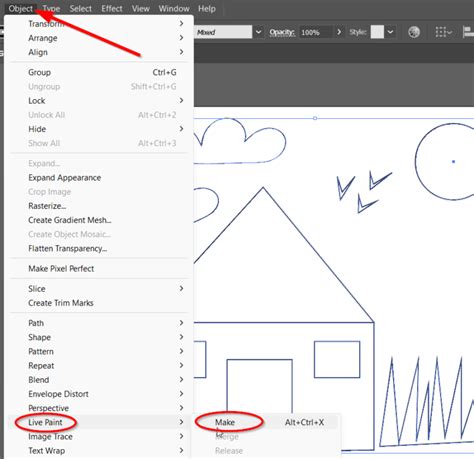 Image result for Adobe Illustrator Video-Tutorials Live Paint Selection Tool