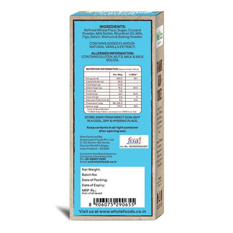 Fig Walnut Raisin Cookies, Eggless – wholefoodsin