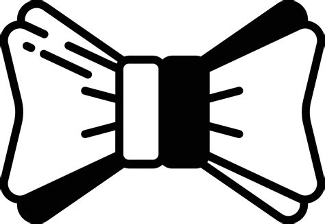 Bowtie glyph and line vector illustration 42071193 Vector Art at Vecteezy