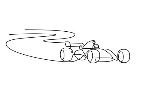 F1 Car Outline