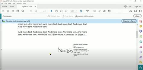 Image result for Sample Adobe Digital Signature