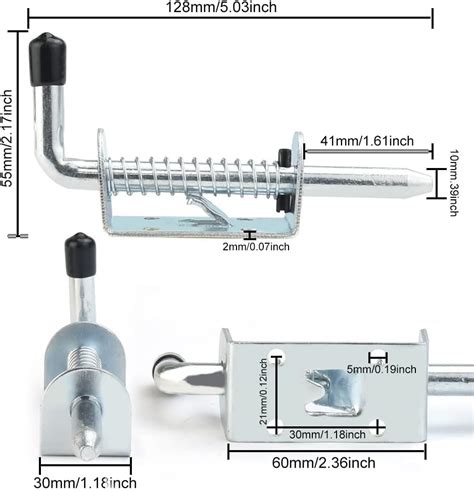 Image result for Spring Bolt Latch