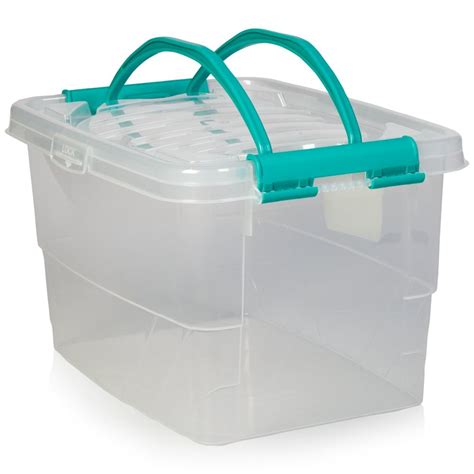Image result for Plastic Storage Box with Handle