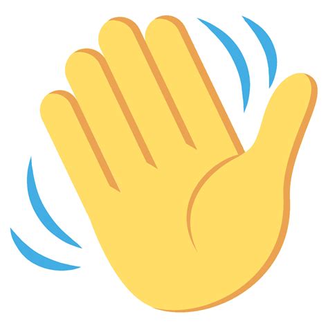 Hand Waving Emoji