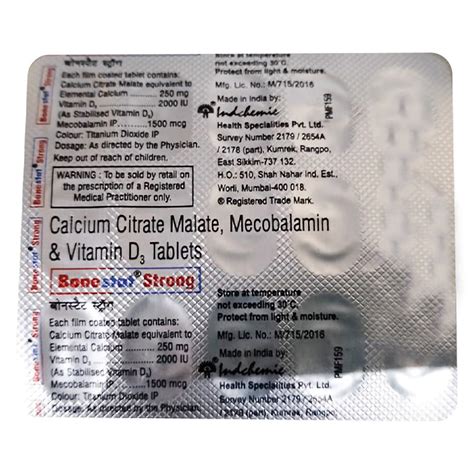 Buy Bonestat Strong Tablet | 19 Minutes Delivery | Apollo Pharmacy