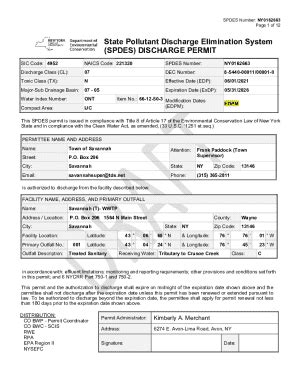 Fillable Online Draft SPDES Permit 8-5440-00011/00001-0. A draft DEC ...