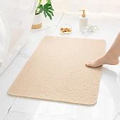 Shower Mat for Inside Shower, Loofah Bath Mat Non Slip Anti Mould ...