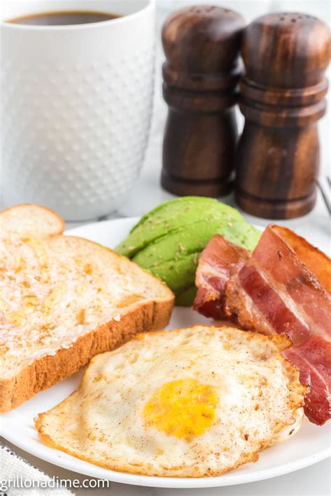 Blackstone Eggs Over Hard - Grill on a Dime