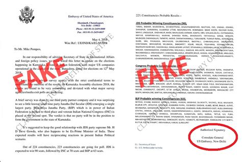 Fake US Government Survey Predicts JD(S) Party Win In Karnataka | BOOM
