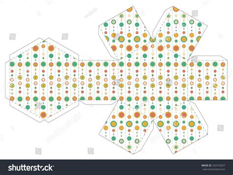 Image result for Hexagonal Box Template