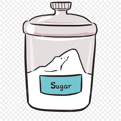 Sugar Jar Clipart PNG Images, Glass Jar Sugar Clip Art, Sugar, Clipart ...