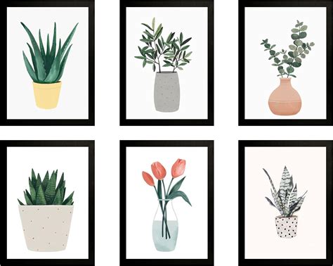 Interio Crafts Leaf Art Paper Prints Plexi Glass and High Density ...