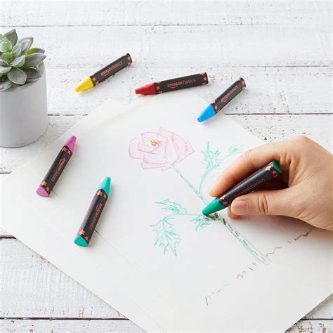 Amazon Basics 36-Count Washable Oil Pastels Crayon Set - Multiple ...