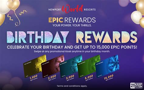 Birthday Rewards | Newport World Resorts