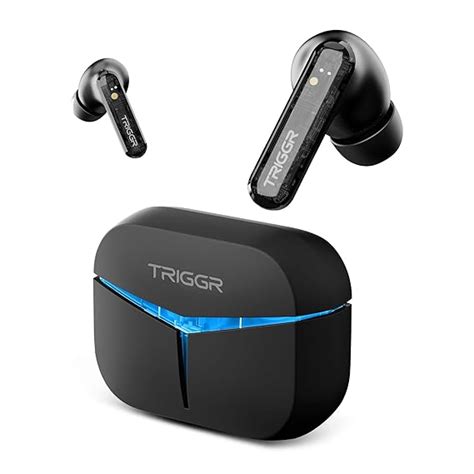 TRIGGR Kraken X3 Gaming Earbuds, TWS Low Latency, ENC Quad 4 Mics with ...