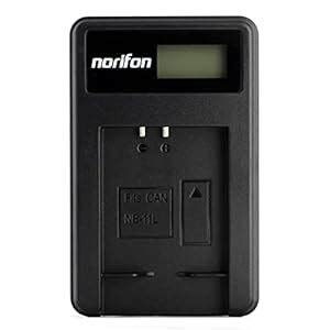 NB-11L LCD USB Charger for Canon IXUS 132, 150, 155, 160, 170, 275 HS ...