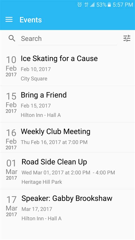 Image result for ClubRunner Videotutorial Club Events